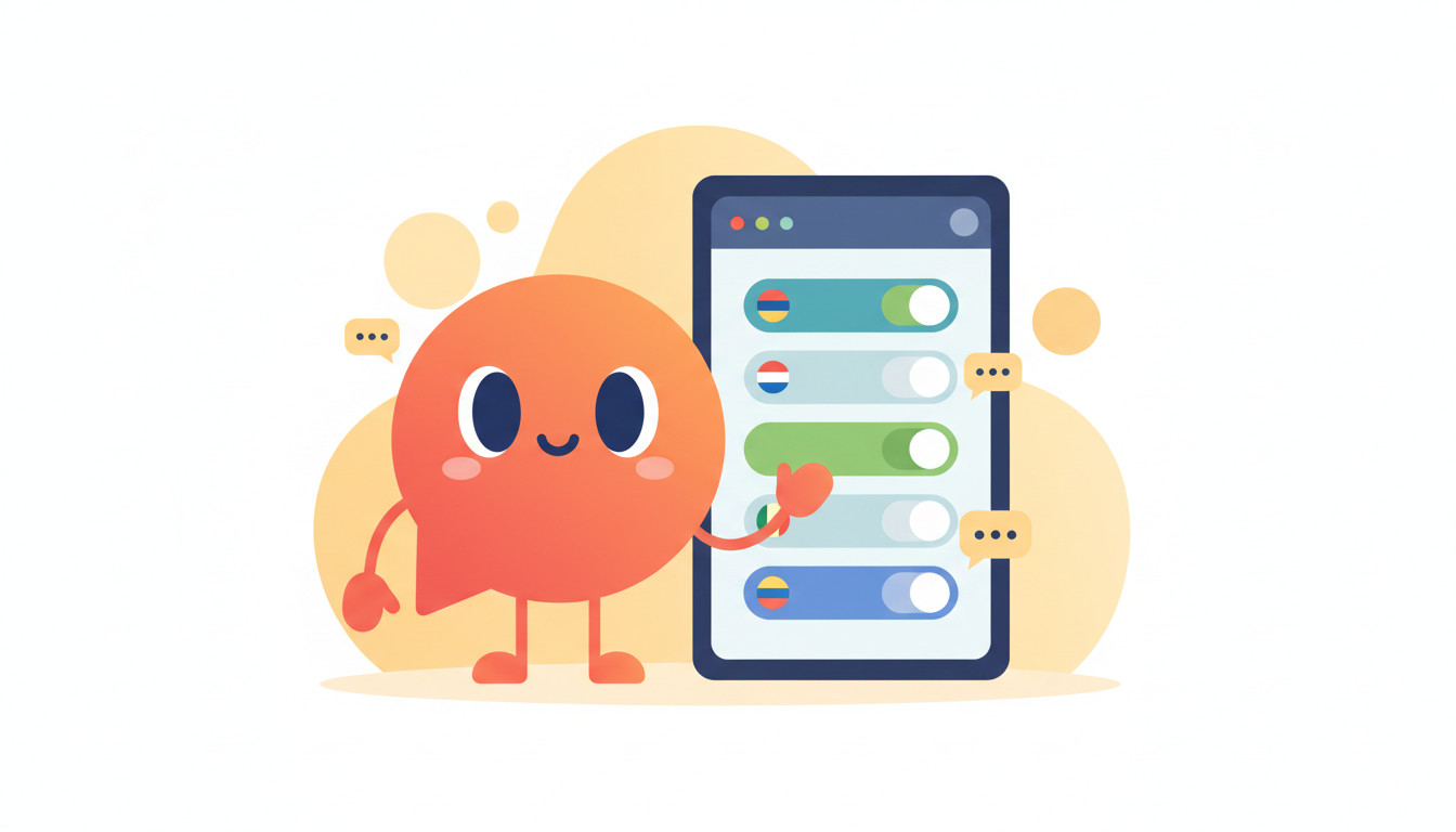 Flowy añadiendo varios idiomas en la pantalla de configuración de idiomas de una tienda Shopify